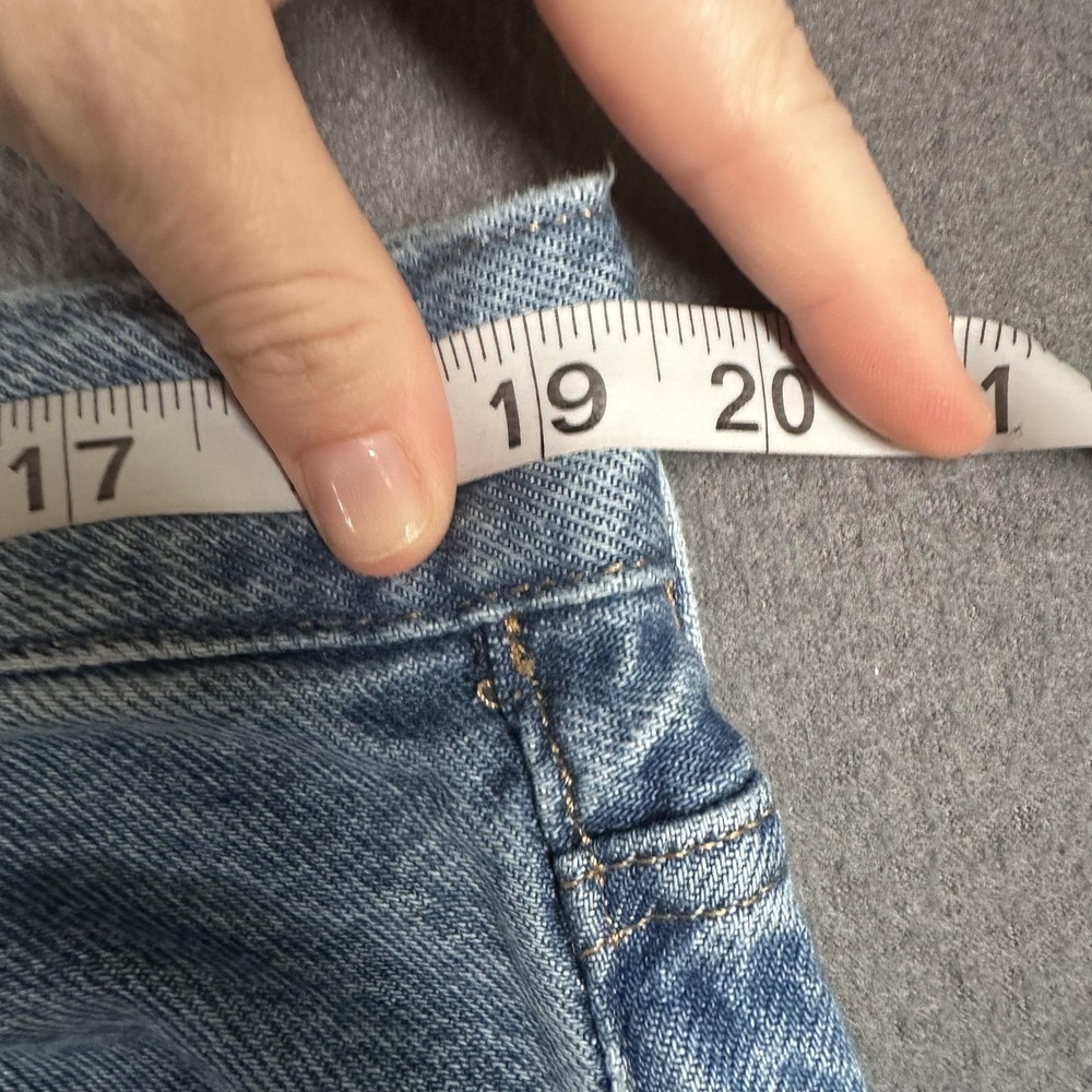 Aeropostale Curvy 90s Baggy Jeans Womens 18 Blue Light Wash High Rise Relaxed - Picture 8 of 15